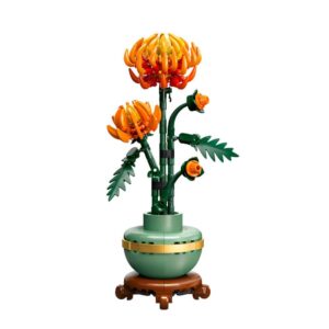 LEGO Icons Chrysanthemum Flower Decor Building Set 10368 - Image 2