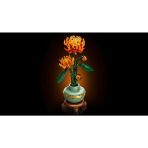 LEGO Icons Chrysanthemum Flower Decor Building Set 10368 - Image 5