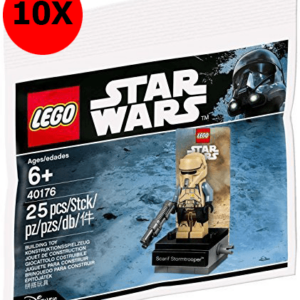 10x LEGO Star Wars SCARIF STORMTROOPER Minifigure Polybag 40176 Set (Bagged) - Image 1