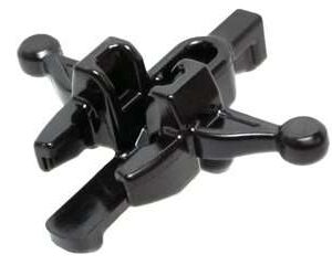LEGO Minifigure Black Weapon Crossbow with Mini Blaster / Shooter - Image 1