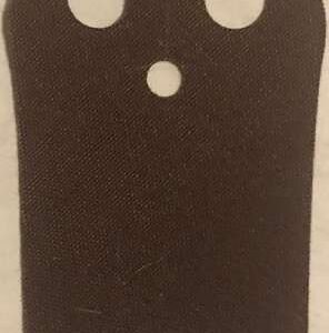 LEGO Minifigure Dark Brown Cape Cloth, Sides Straight - Starched Fabric - Image 1