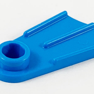LEGO Minifigure Dark Azure Footgear Flipper (Pair) - Image 1