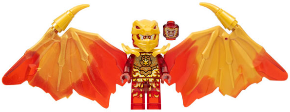 LEGO Ninjago Kai Golden Dragon Minifigure from 71769 - Image 1