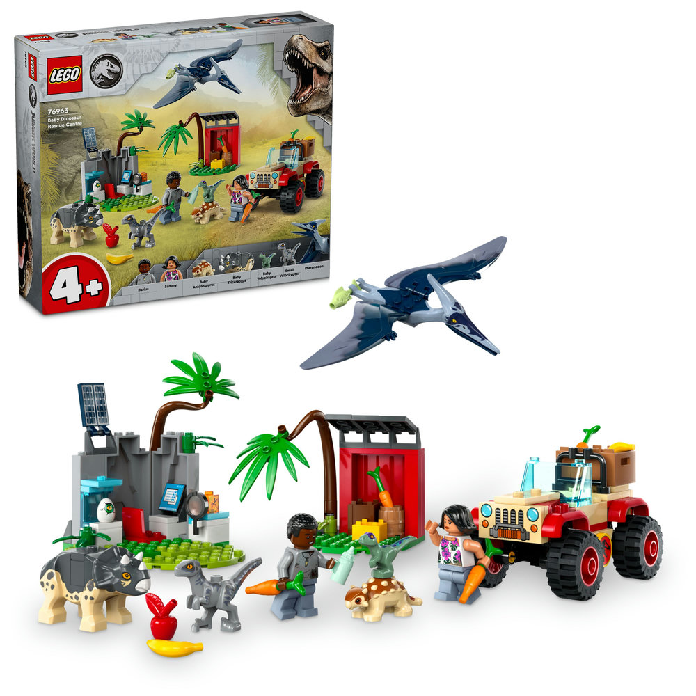 LEGO Jurassic World Baby Dinosaur Rescue Centre Set 76963 (139 Pieces) - Image 1