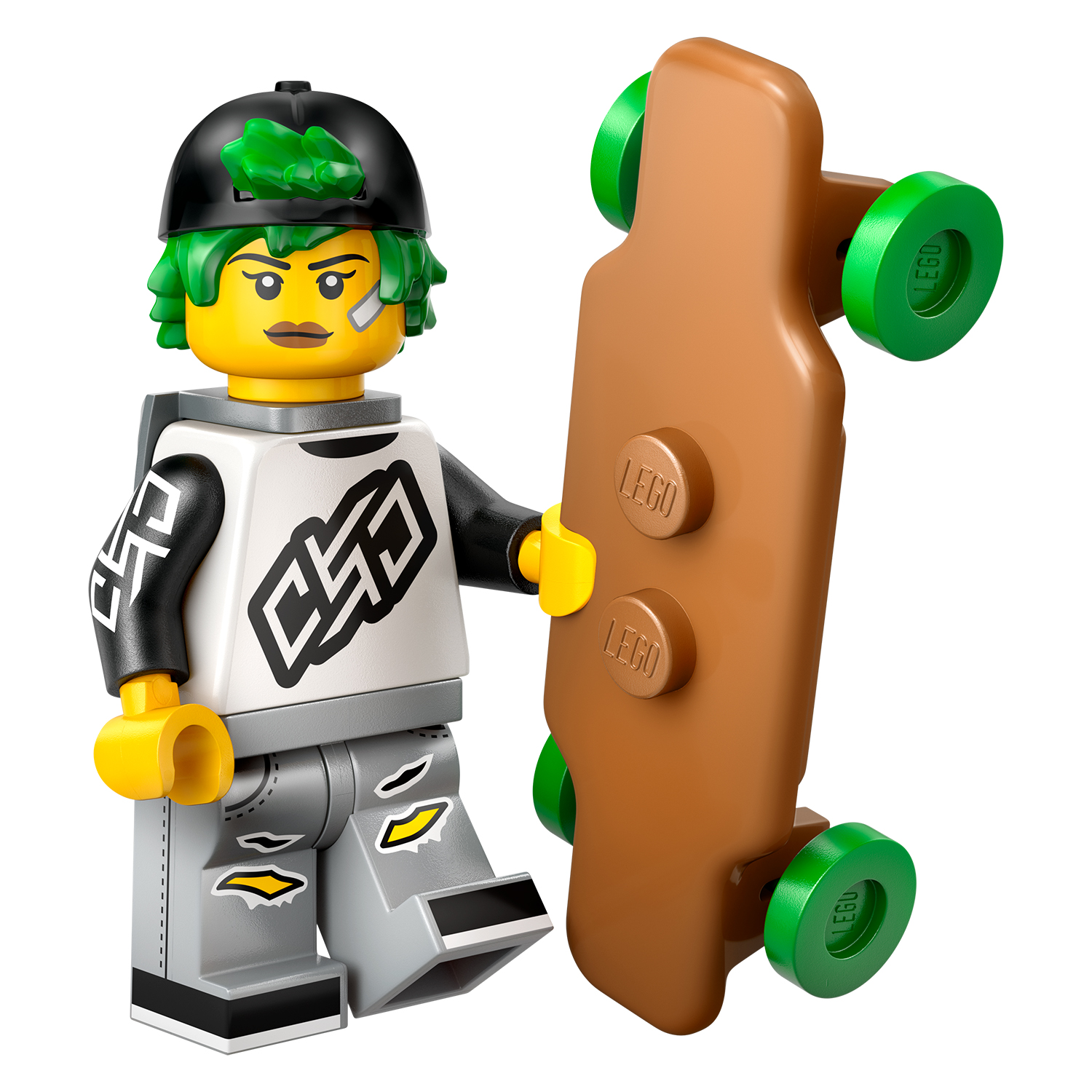 LEGO Minifigures Series 27 Longboarder #7 Minifigure 71048 - Without Box - Image 2