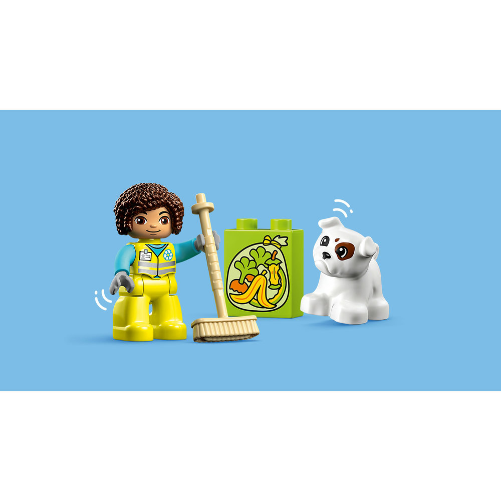 LEGO DUPLO Town Recycling Truck 10987 Building Toy Set (15 Pieces) - Image 5