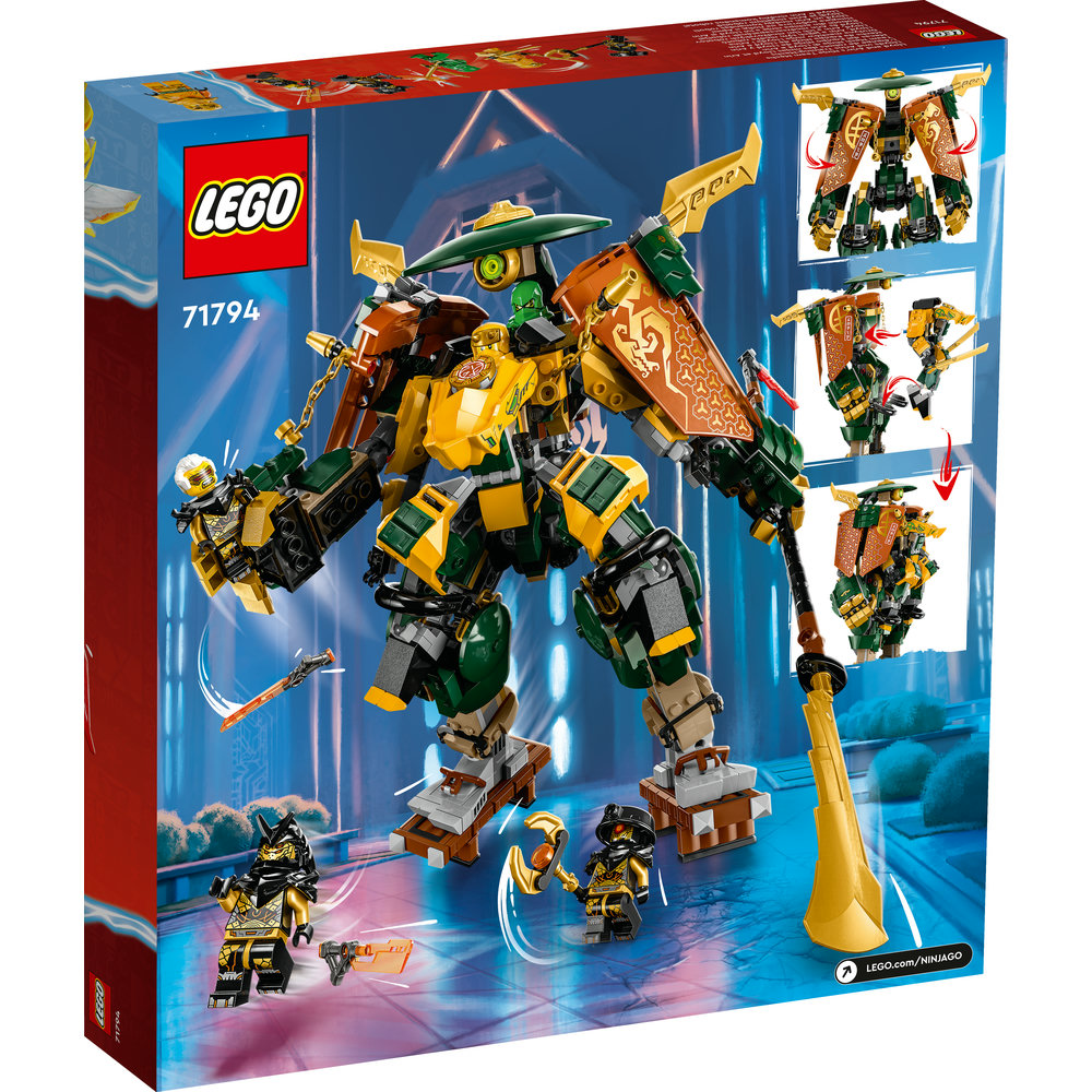 LEGO NINJAGO Lloyd and Arin’s Ninja Team Mechs 71794 Building Toy Set (764 Pieces) - Image 8