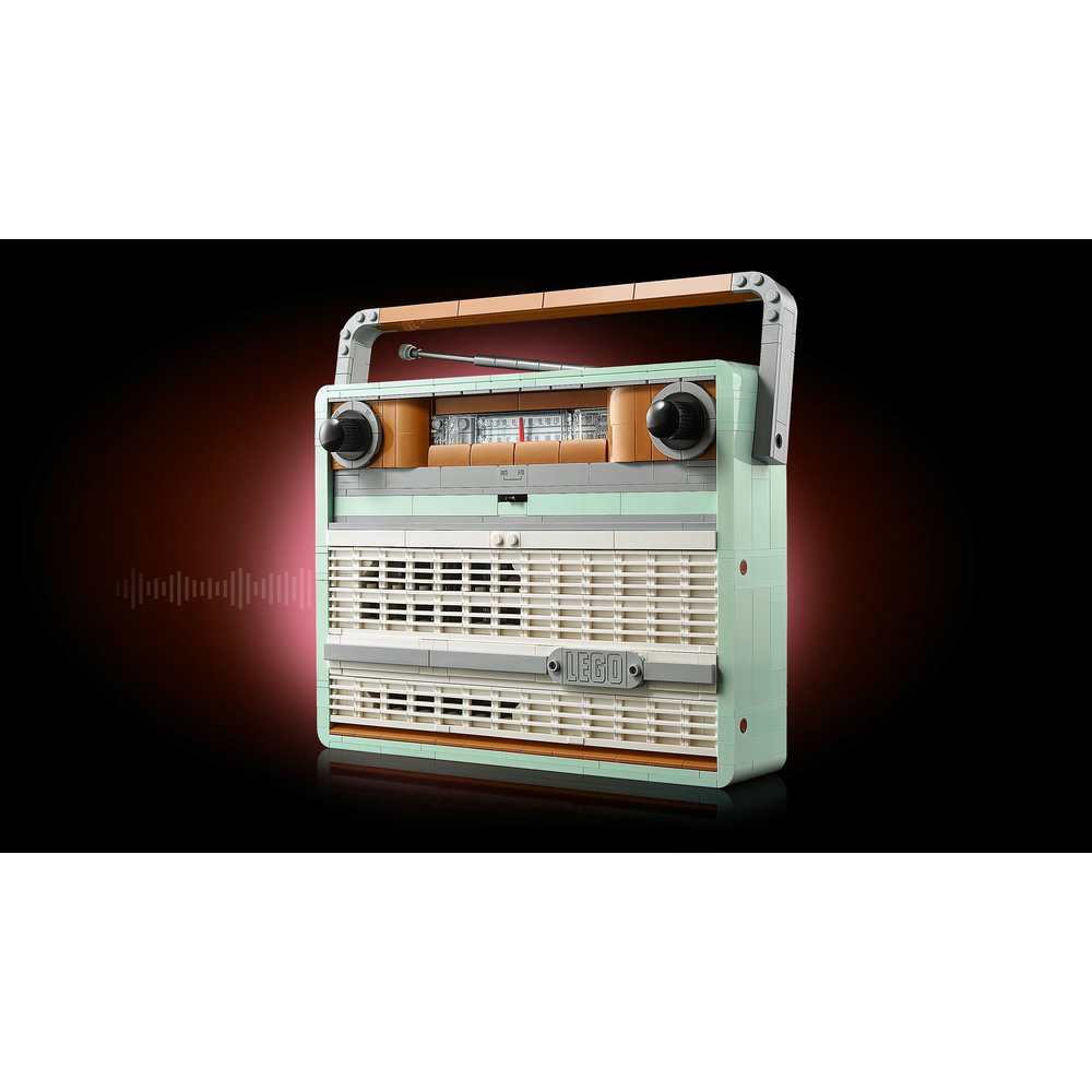 LEGO Icons Retro Radio Music Home Decor Building Set 10334 - Image 3