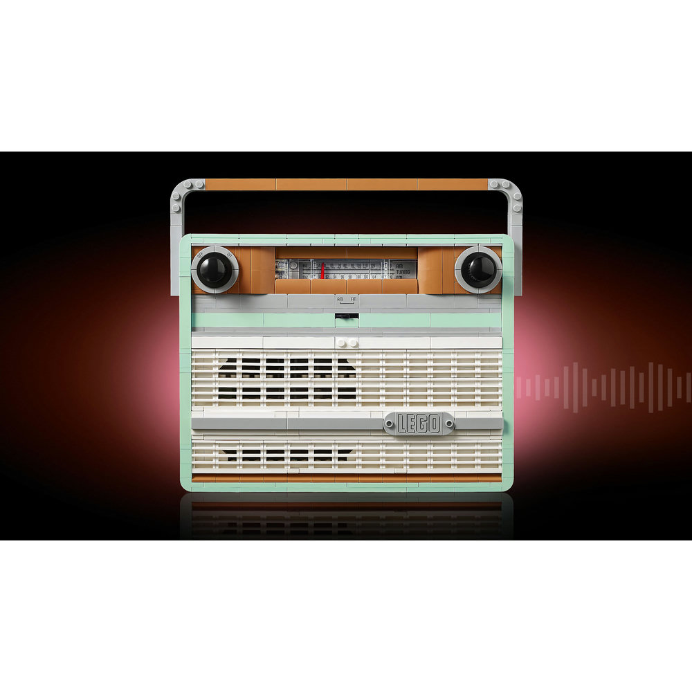 LEGO Icons Retro Radio Music Home Decor Building Set 10334 - Image 6