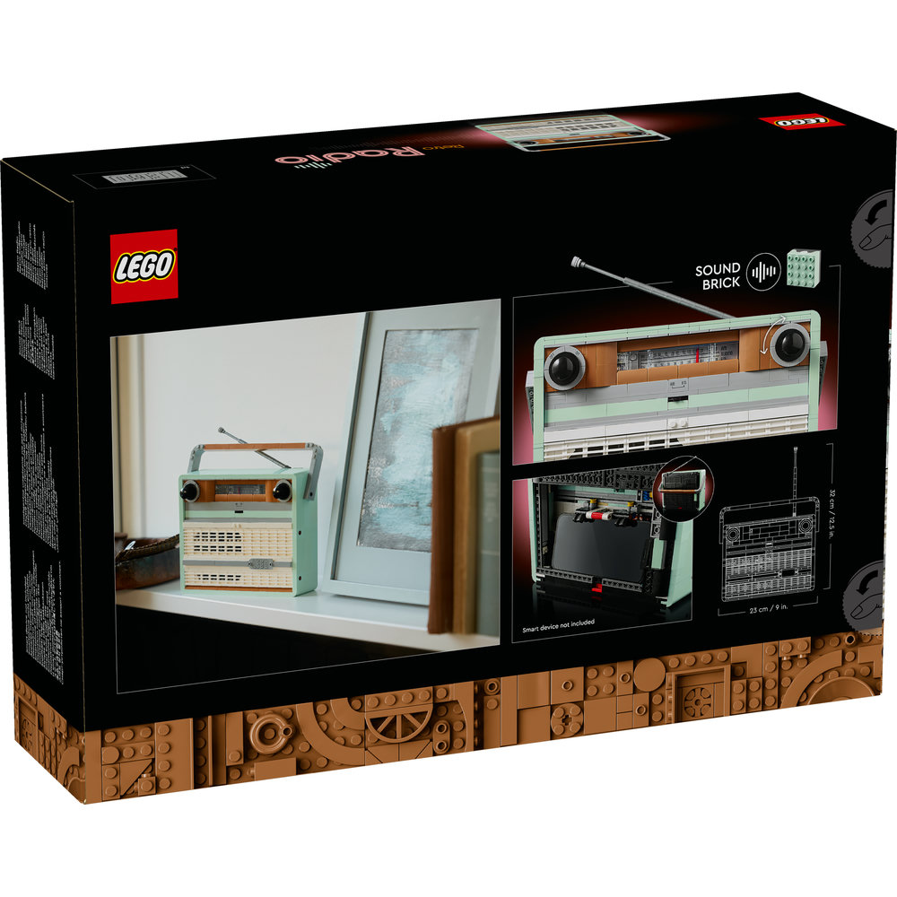 LEGO Icons Retro Radio Music Home Decor Building Set 10334 - Image 9