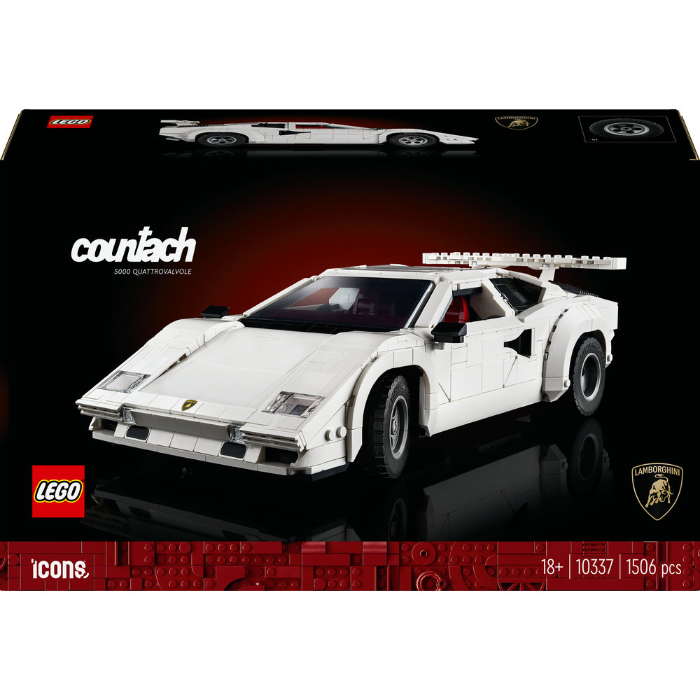 LEGO Icons Lamborghini Countach 5000 Quattrovalvole 10337 - Image 1