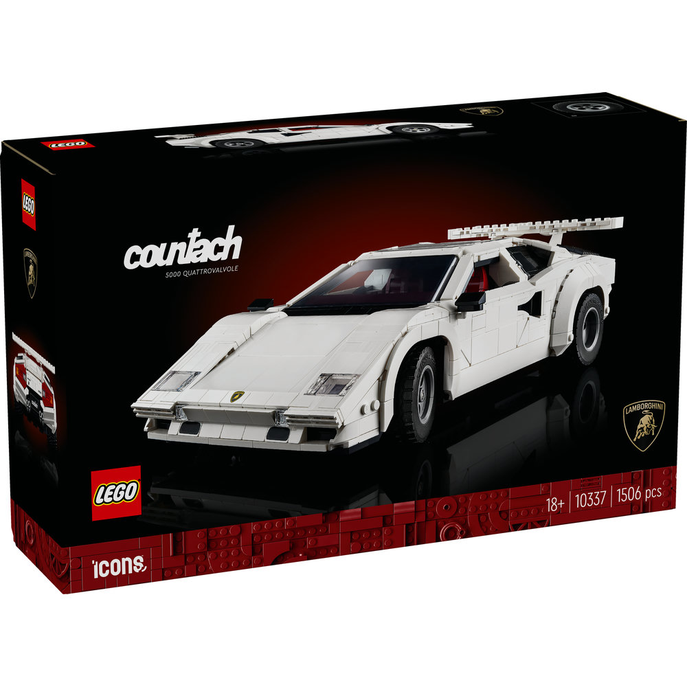 LEGO Icons Lamborghini Countach 5000 Quattrovalvole 10337 - Image 8