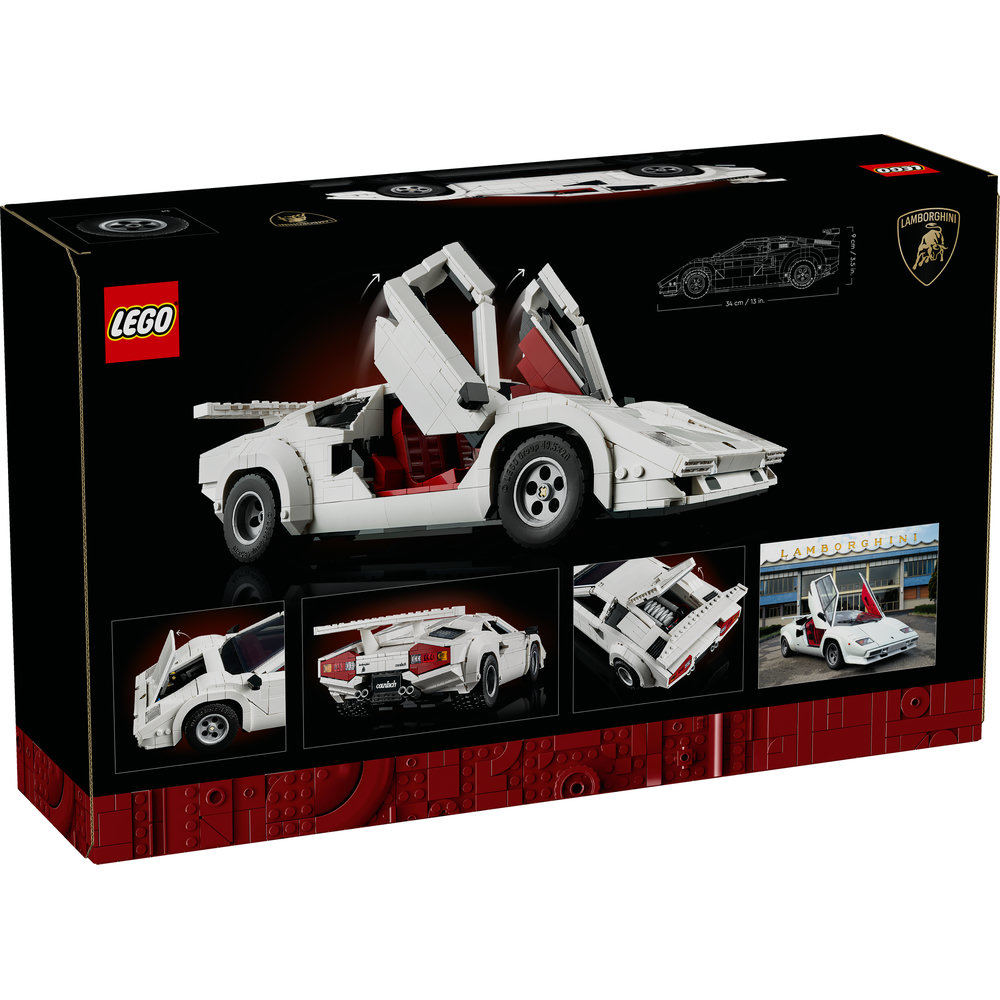LEGO Icons Lamborghini Countach 5000 Quattrovalvole 10337 - Image 9