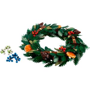 LEGO Icons Wreath, Festive Home Decor Set 10340 - Image 2