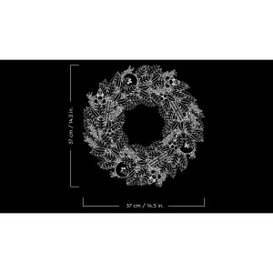 LEGO Icons Wreath, Festive Home Decor Set 10340 - Image 4