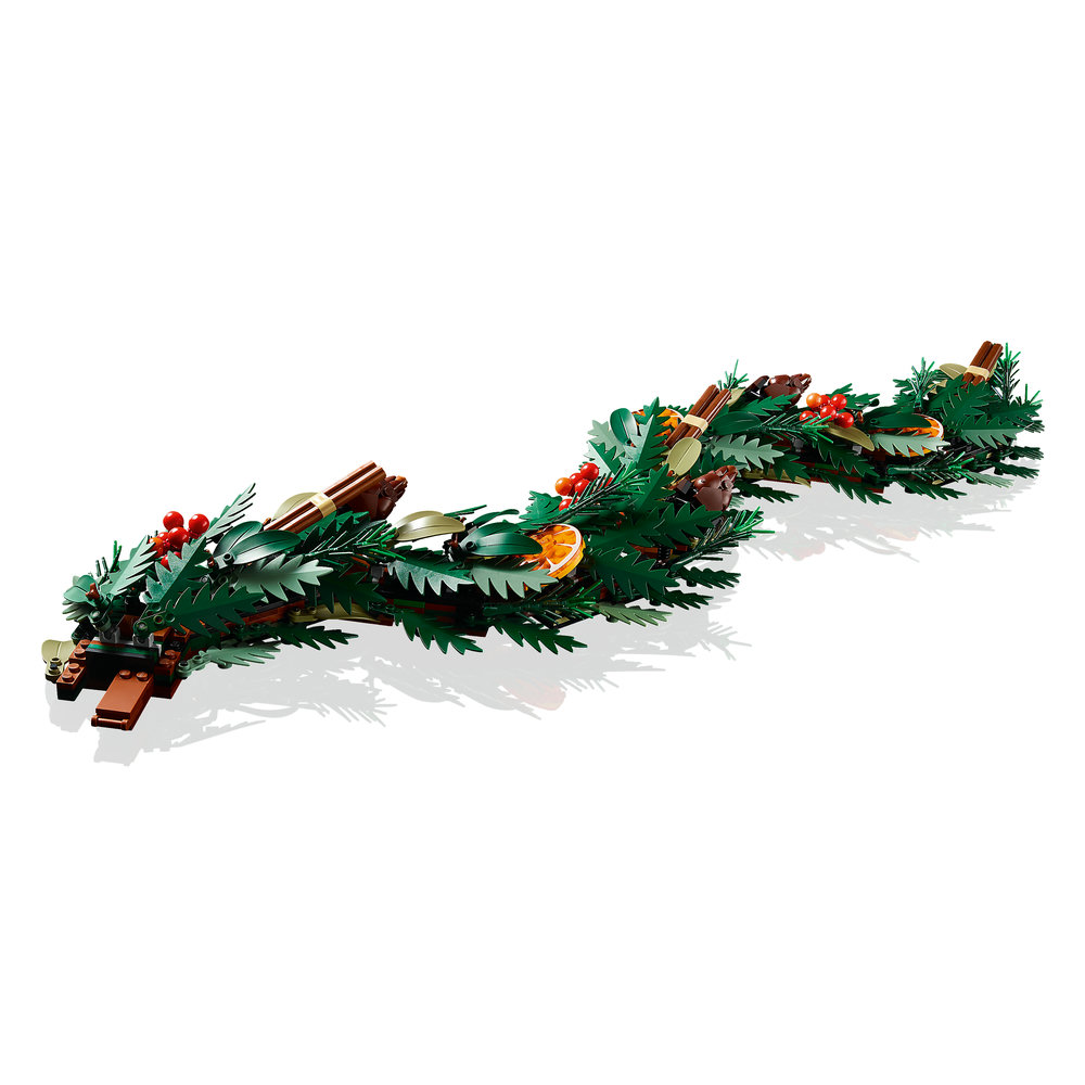 LEGO Icons Wreath, Festive Home Decor Set 10340 - Image 6