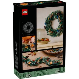 LEGO Icons Wreath, Festive Home Decor Set 10340 - Image 9