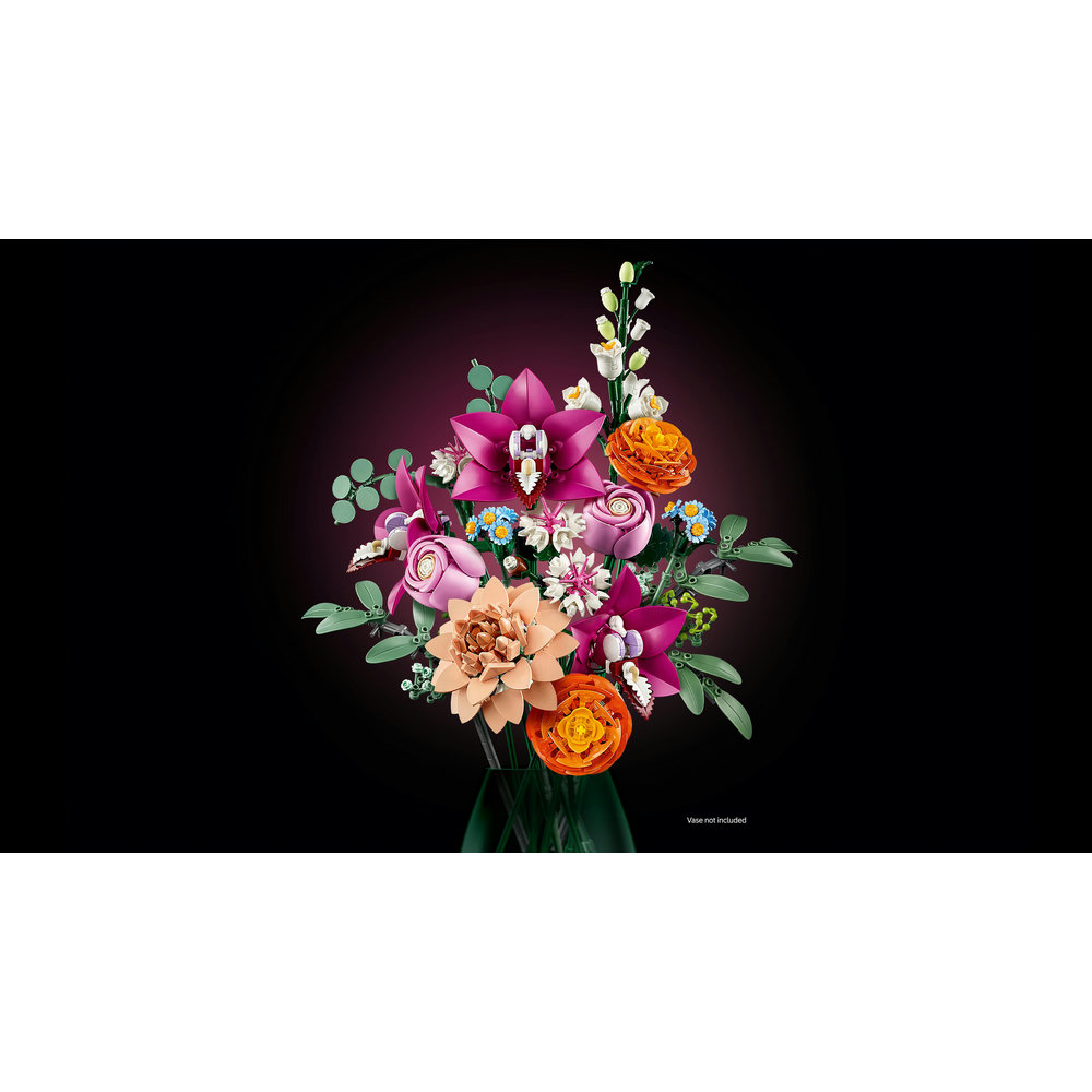 LEGO Botanicals Pretty Pink Flower Bouquet Floral Decor 10342 - Image 3