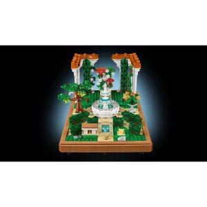 LEGO Icons Fountain Garden Home and Office Decor, Building Set for Adults 10359 - Image 5
