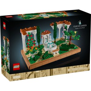 LEGO Icons Fountain Garden Home and Office Decor, Building Set for Adults 10359 - Image 8