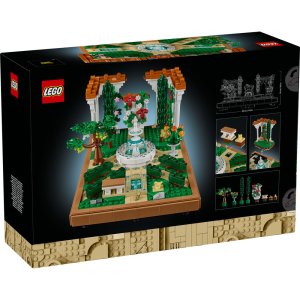 LEGO Icons Fountain Garden Home and Office Decor, Building Set for Adults 10359 - Image 9