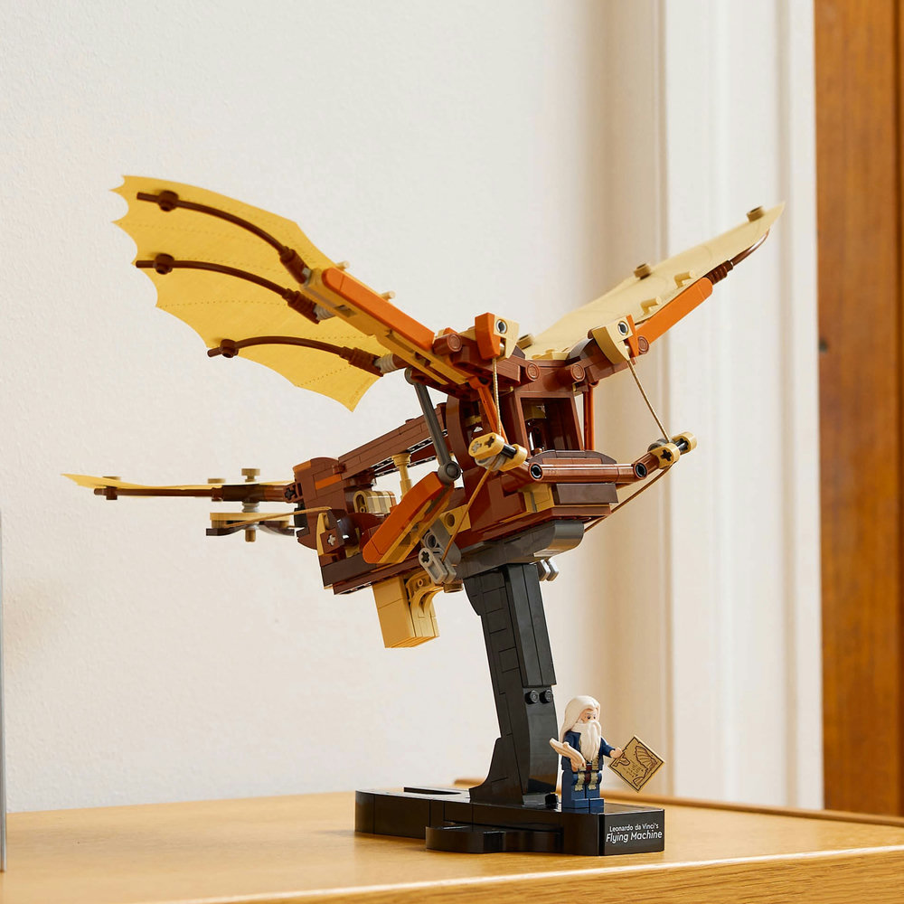 LEGO Icons Leonardo da Vinci’s Flying Machine Desk Decor Set for Adults 10363 - Image 12