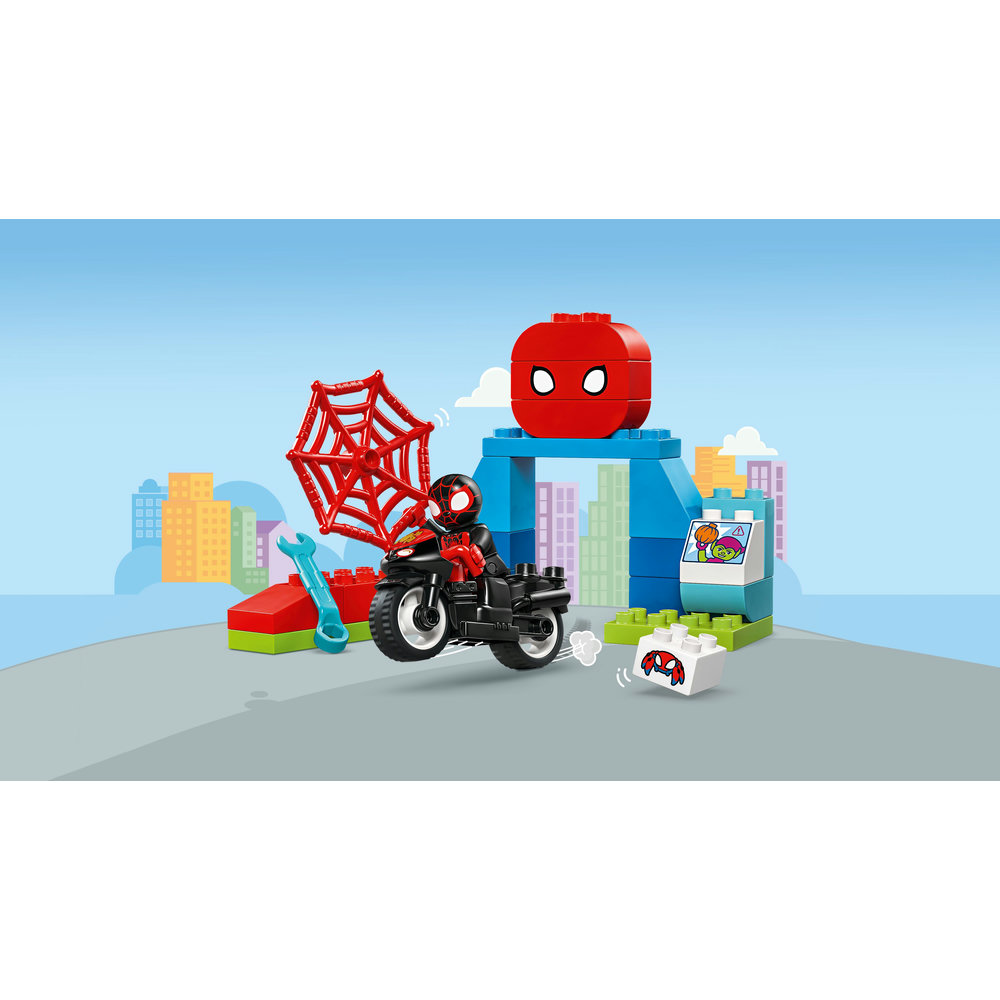 LEGO DUPLO Marvel Spin’s Motorcycle Adventure Set 10424 - Image 3
