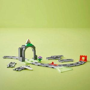 LEGO DUPLO Town Train Tunnel and Tracks Expansion Set 10425 - Image 12