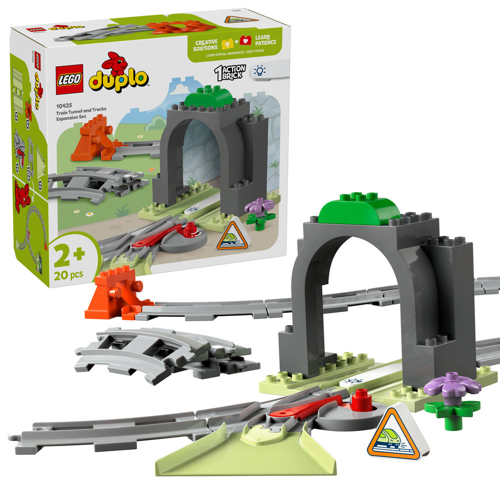 LEGO DUPLO Town Train Tunnel and Tracks Expansion Set 10425 - Image 1