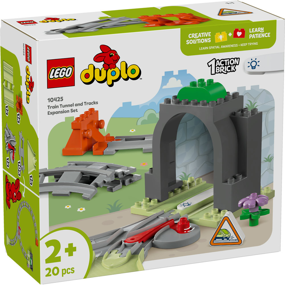 LEGO DUPLO Town Train Tunnel and Tracks Expansion Set 10425 - Image 8