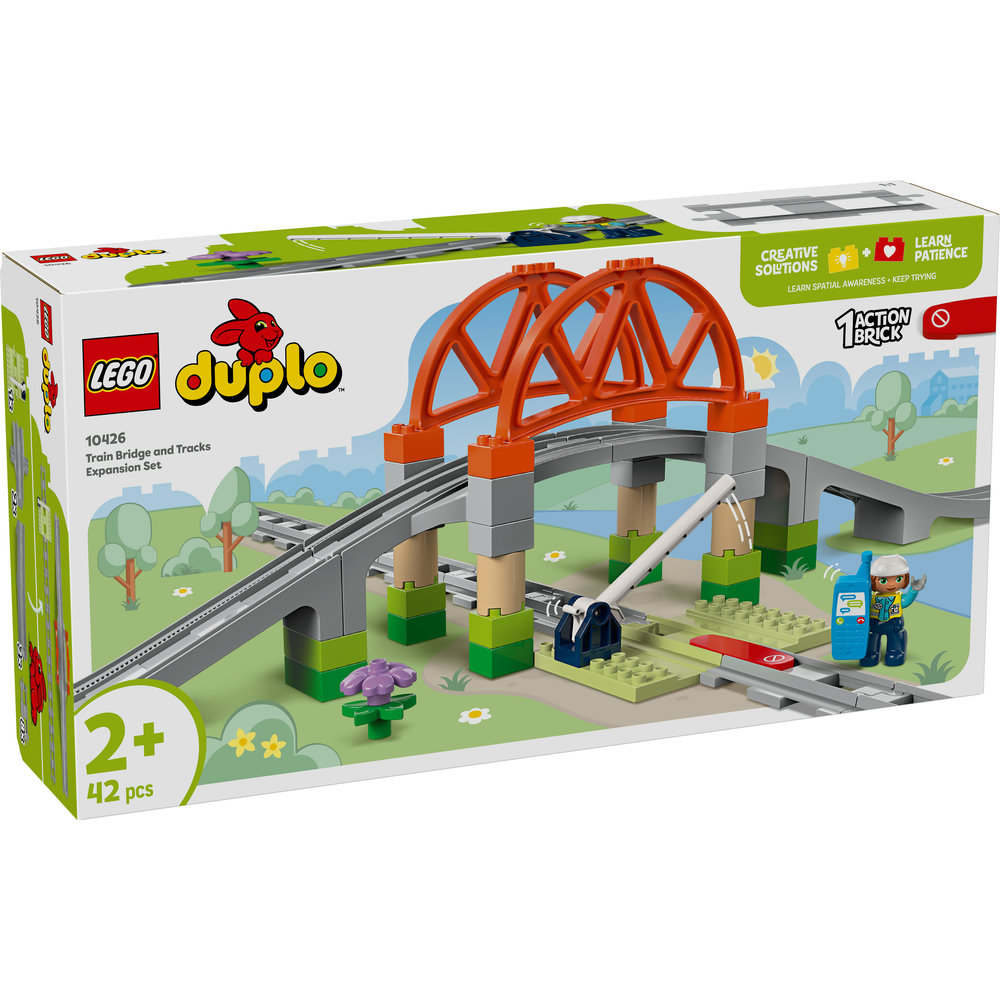 LEGO DUPLO Town Train Bridge and Tracks Expansion Set 10426 - Image 8
