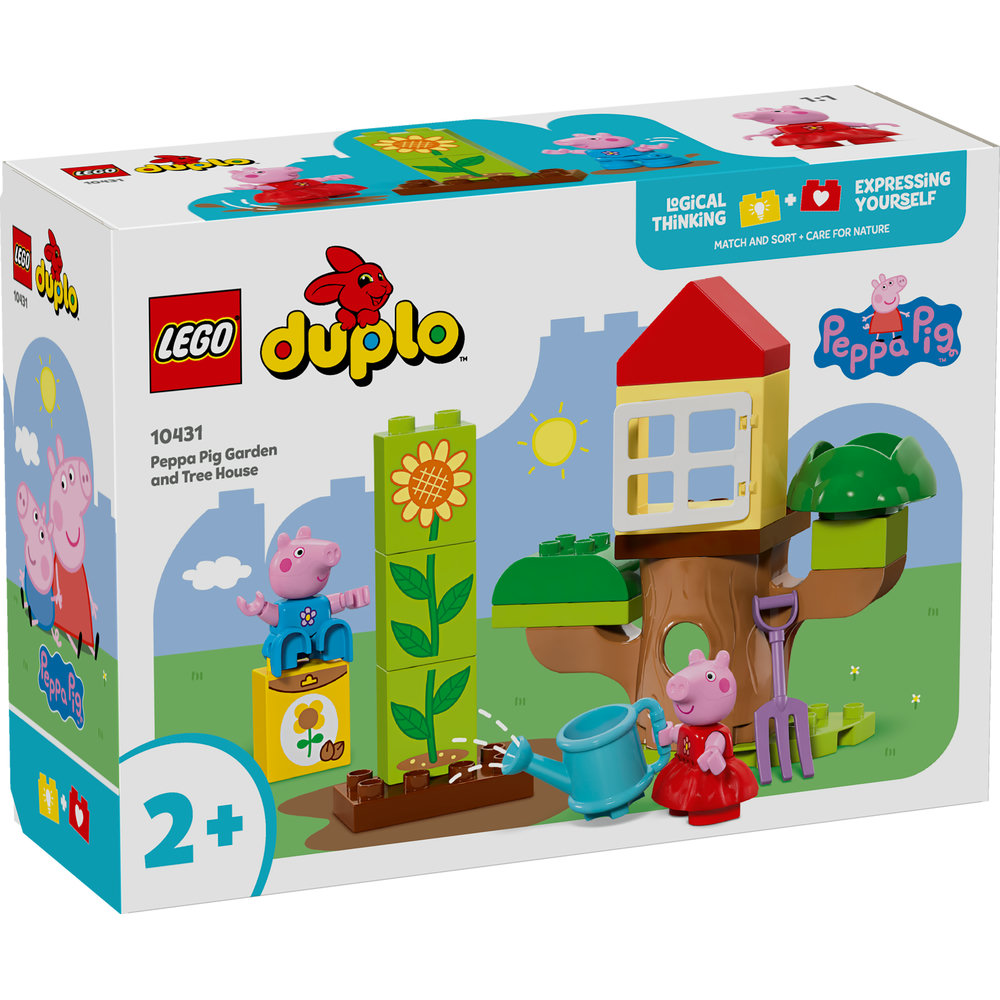 LEGO DUPLO Peppa Pig Garden and Tree House Toy 10431 - Image 1