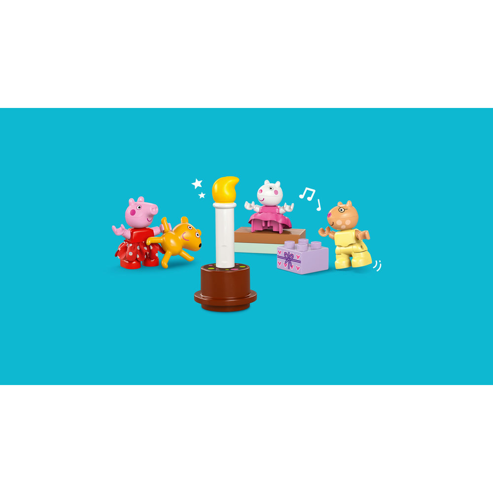 LEGO DUPLO Peppa Pig Birthday House Playset 10433 - Image 4