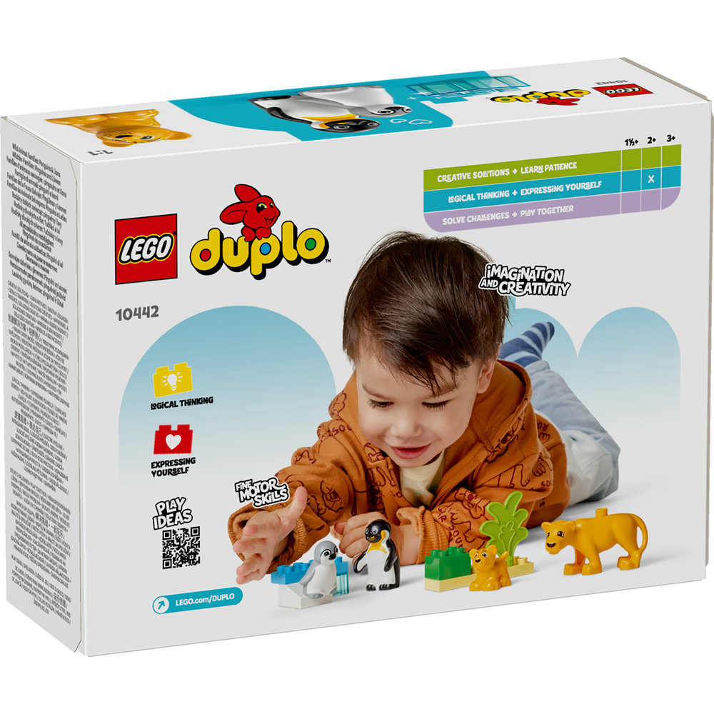 LEGO DUPLO Town Wild Animal Families: Penguins & Lions Imagination Toy 10442 - Image 9