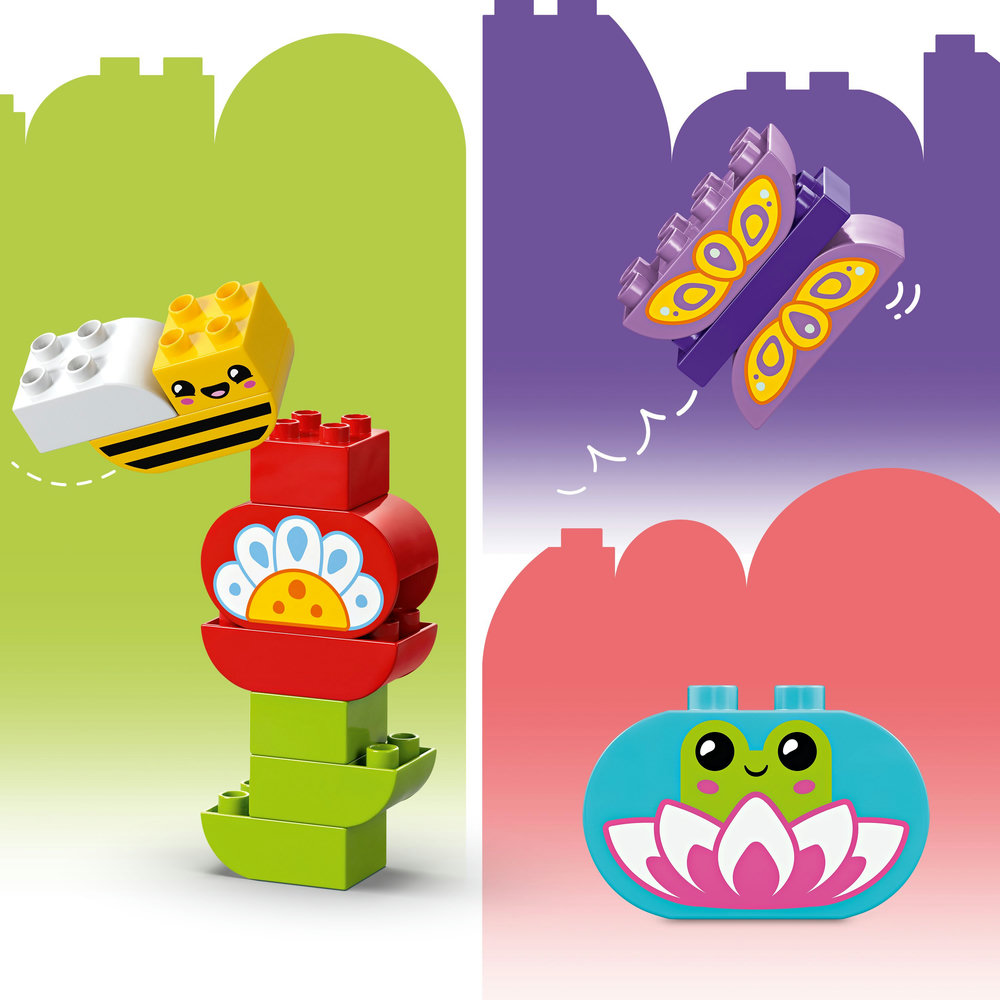 LEGO DUPLO Town Creative Garden & Flowers Colour-Sorting Stacking Toy 10444 - Image 11