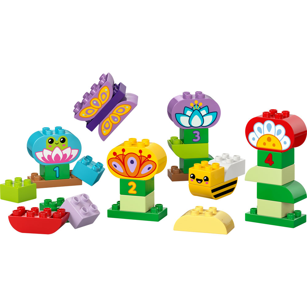 LEGO DUPLO Town Creative Garden & Flowers Colour-Sorting Stacking Toy 10444 - Image 2