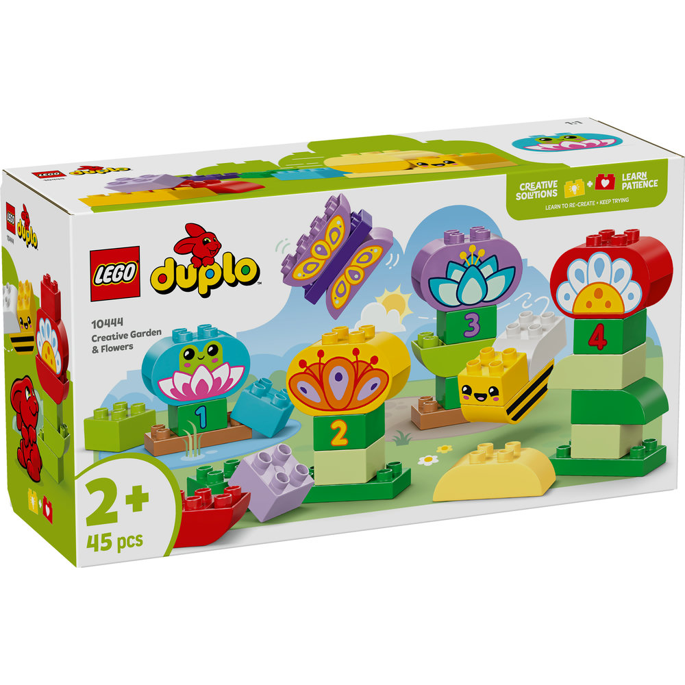 LEGO DUPLO Town Creative Garden & Flowers Colour-Sorting Stacking Toy 10444 - Image 8