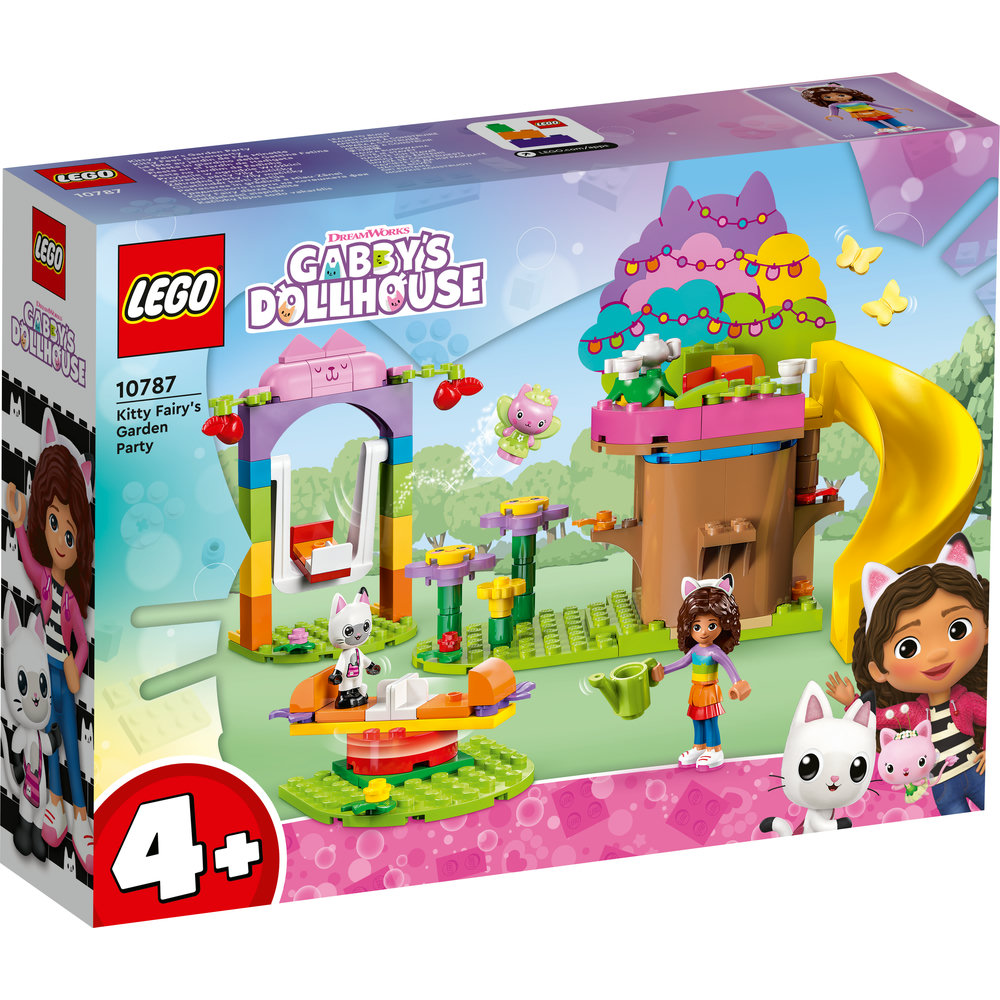 LEGO Gabby's Dollhouse - Kitty Fairy’s Garden Party 10787 Building Toy Set (130 Pieces) - Image 1