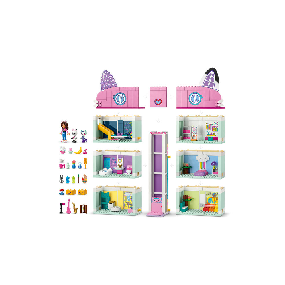LEGO Gabby’s Dollhouse 10788 Building Toy Set (498 Pieces) - Image 6