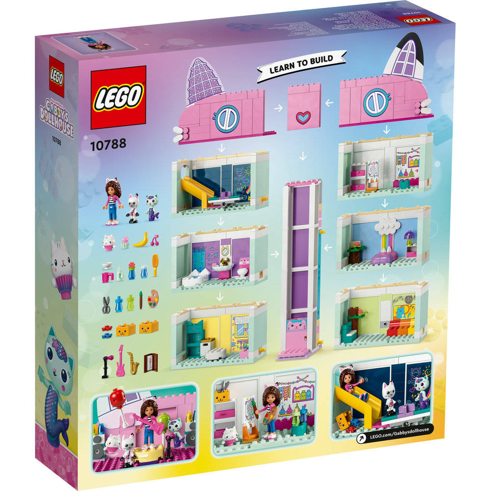 LEGO Gabby’s Dollhouse 10788 Building Toy Set (498 Pieces) - Image 8