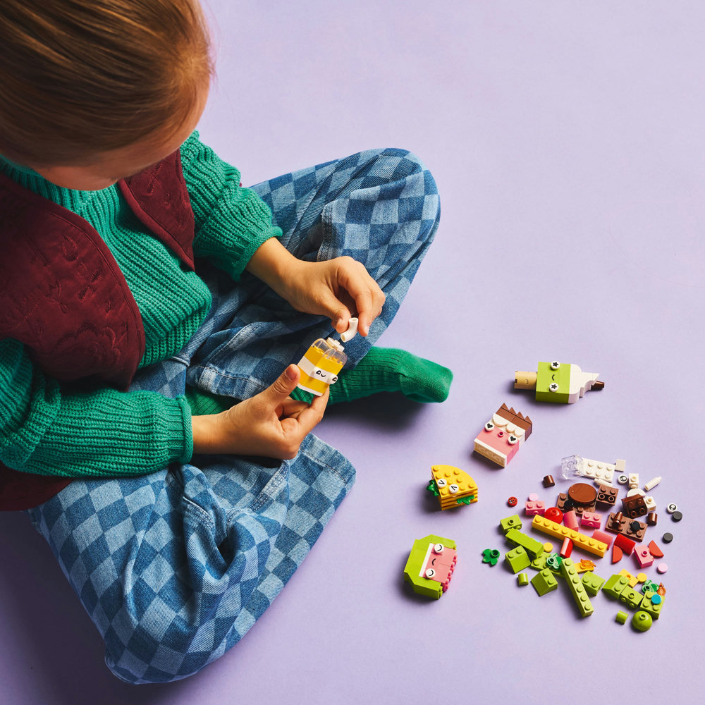 LEGO Classic Creative Food Friends Imaginative Pretend-Play Toy 11039 - Image 7