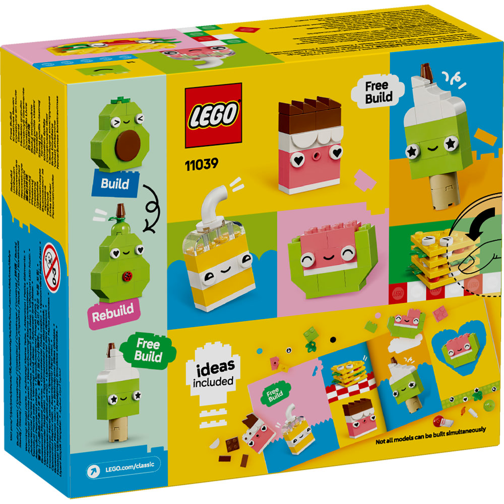 LEGO Classic Creative Food Friends Imaginative Pretend-Play Toy 11039 - Image 9