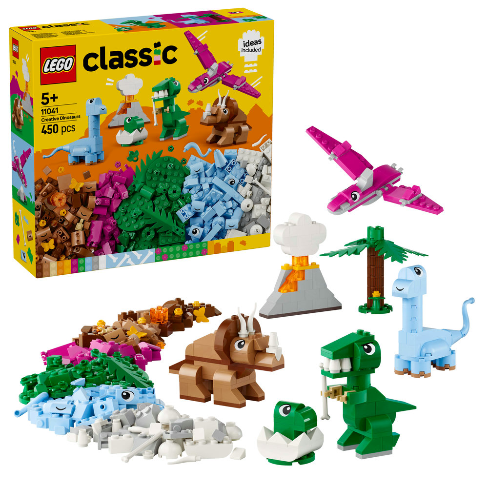 LEGO Classic Creative Dinosaurs, Imaginative Toy Models 11041 - Image 1