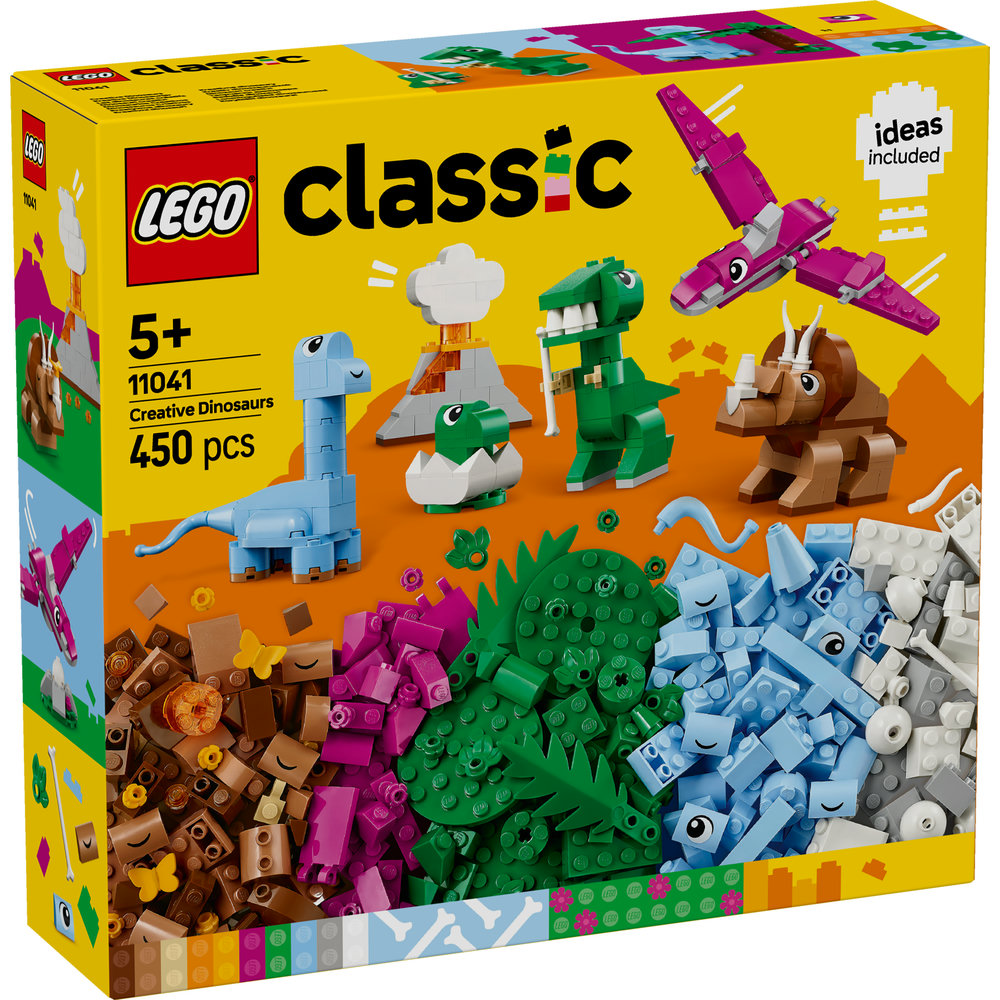 LEGO Classic Creative Dinosaurs, Imaginative Toy Models 11041 - Image 8