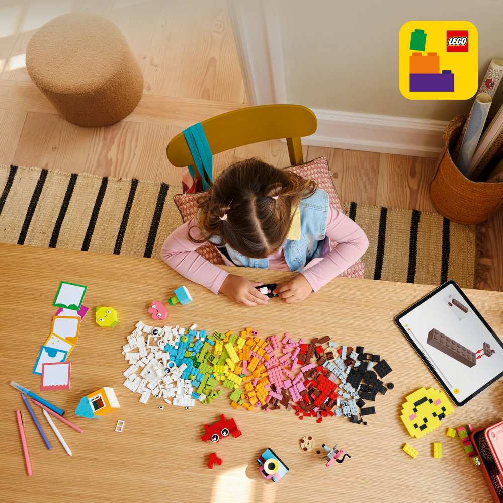 LEGO Classic Creative Happy Box Colourful Building Bricks Toy 11042 - Image 11