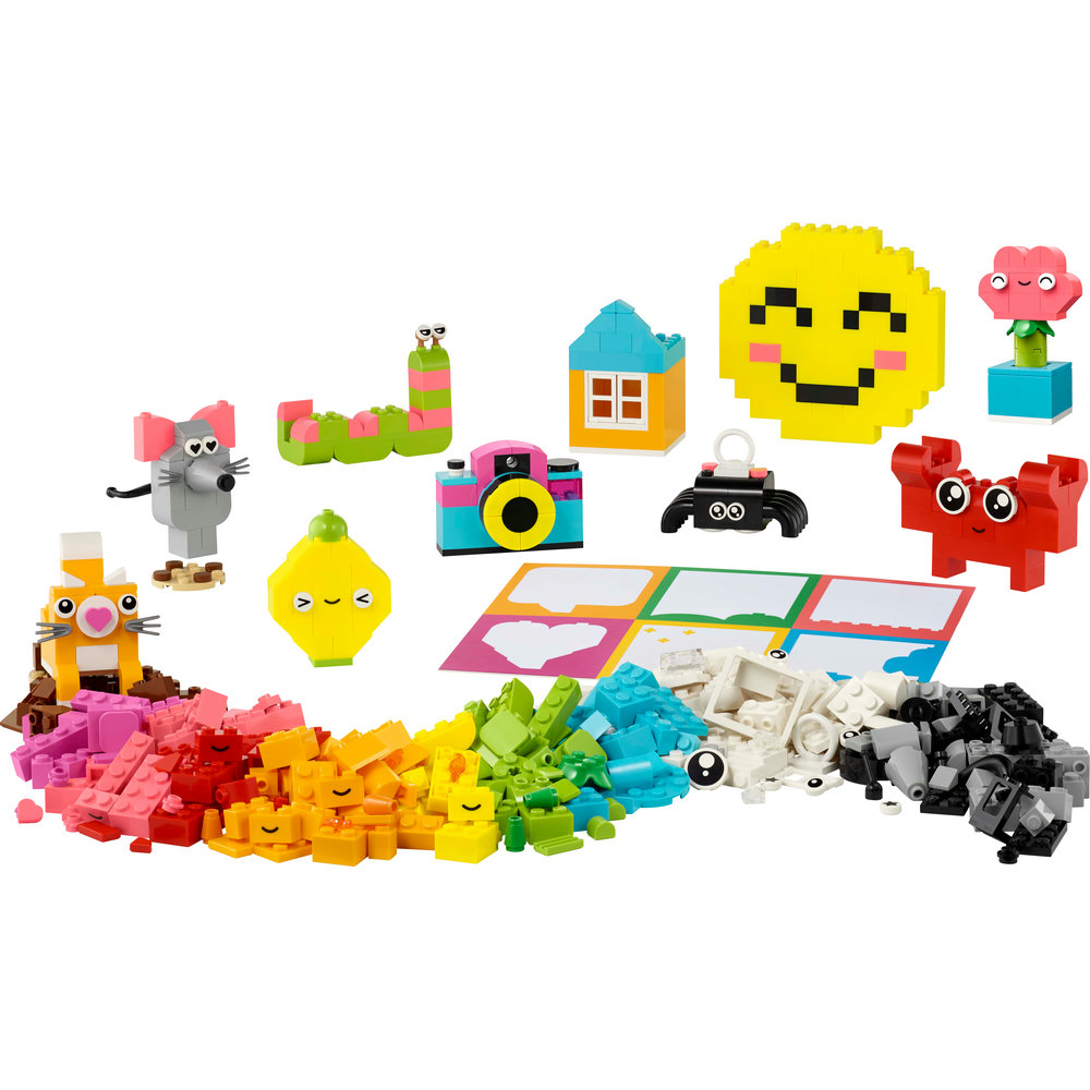 LEGO Classic Creative Happy Box Colourful Building Bricks Toy 11042 - Image 2