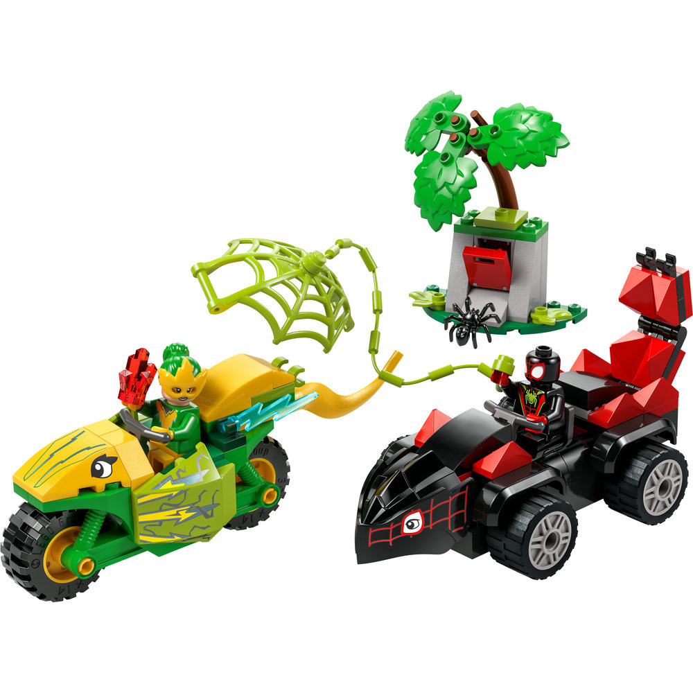 LEGO Marvel Spidey And His Amazing Friends Spin and Electro Dinosaur Vehicle Chase 11198 - Image 2