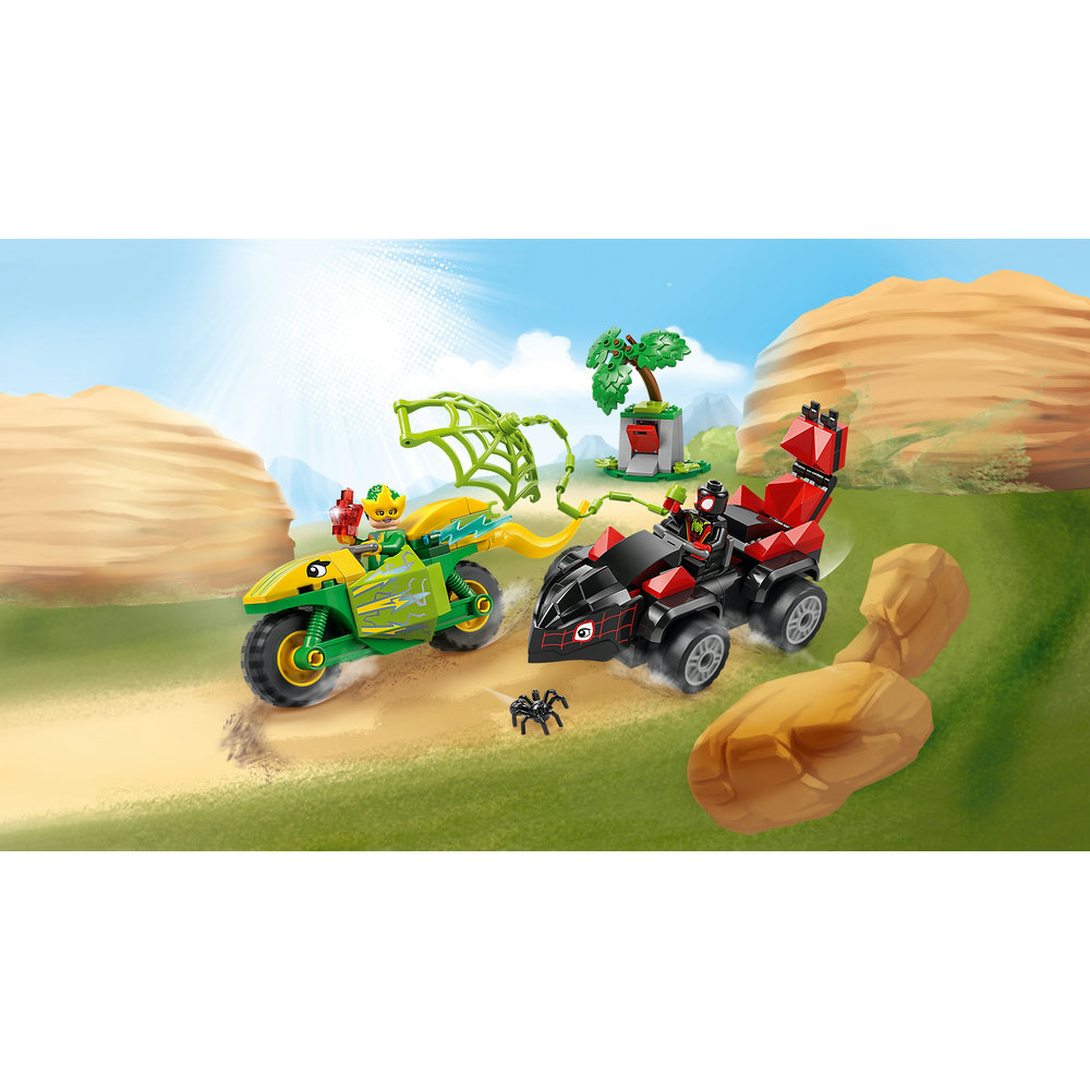 LEGO Marvel Spidey And His Amazing Friends Spin and Electro Dinosaur Vehicle Chase 11198 - Image 3