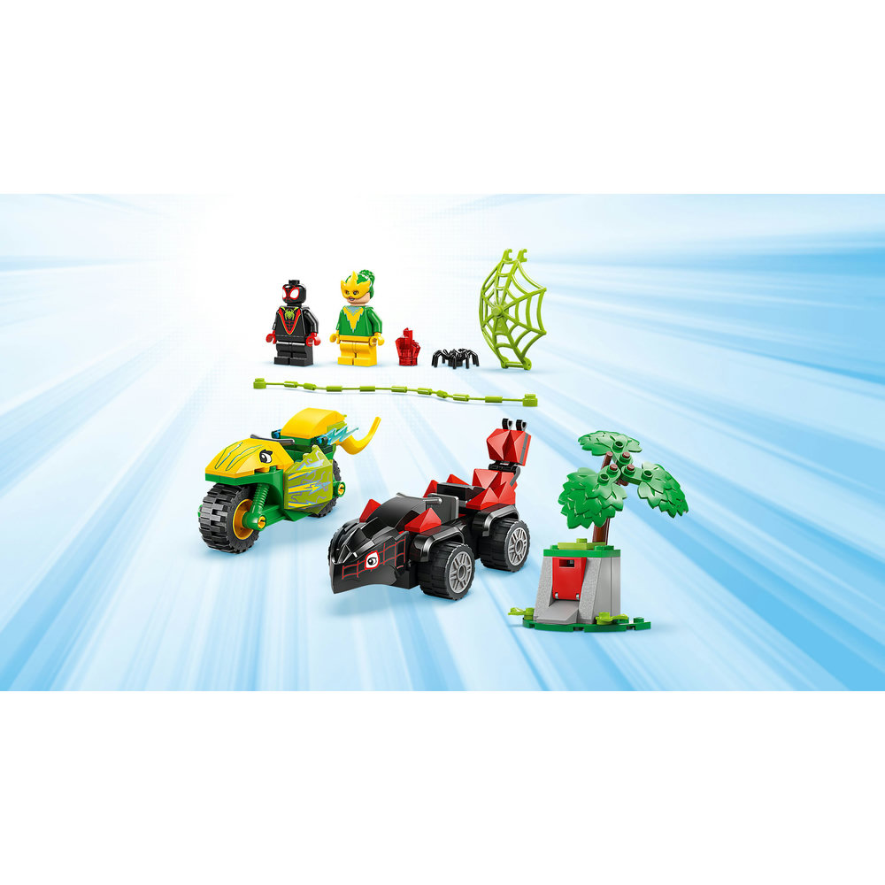LEGO Marvel Spidey And His Amazing Friends Spin and Electro Dinosaur Vehicle Chase 11198 - Image 4