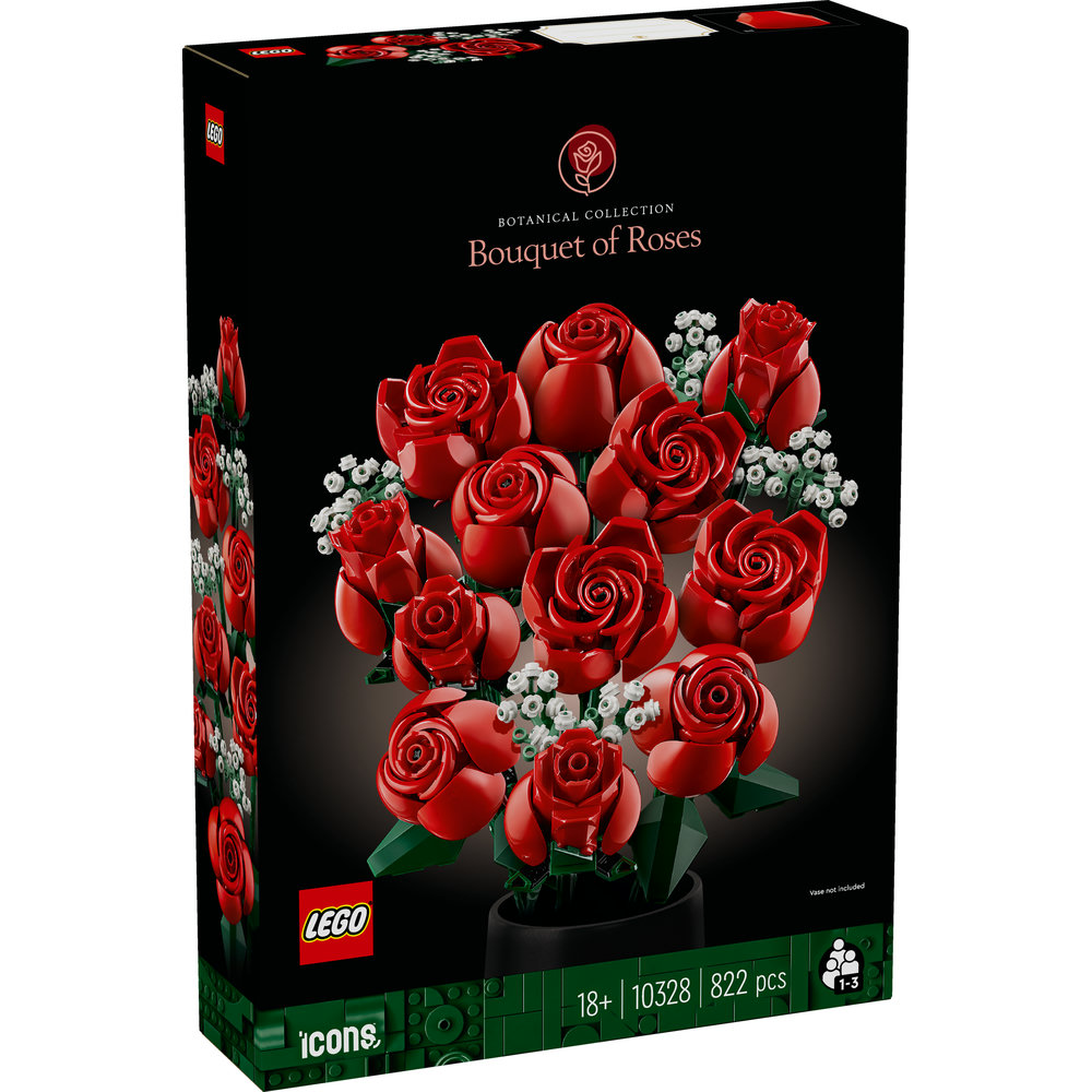 LEGO Icons Bouquet of Roses Building Set 10328 - Image 8